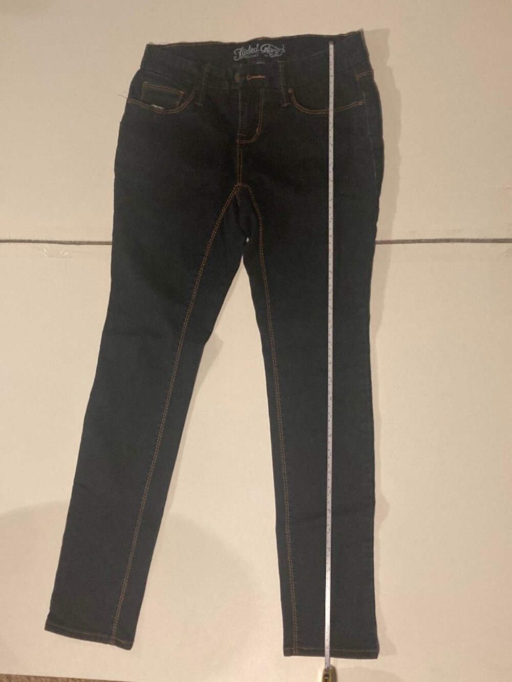Faded Glory Skinny Jeans Pants 4P RN 57116 34M